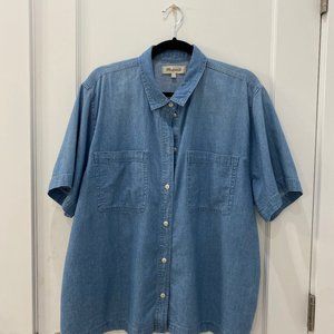 Madewell button down denim shirt